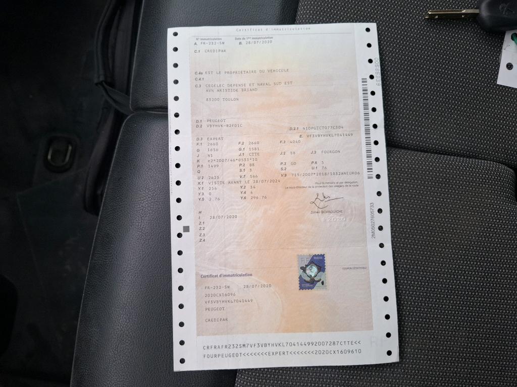 Peugeot EXPERT FGN TOLE STANDARD 1.5 BLUEHDI 120 S&S BVM6 PREMIUM 2020