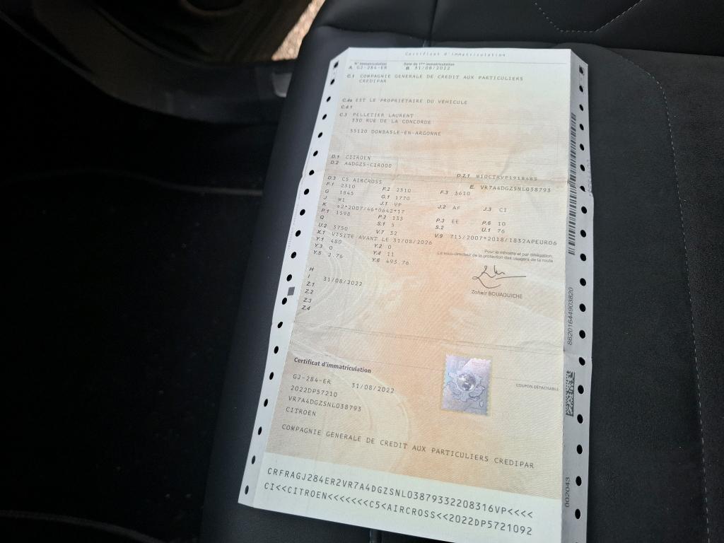 Citroen C5 Aircross Hybride Rechargeable 225 e-EAT8 Shine 2022