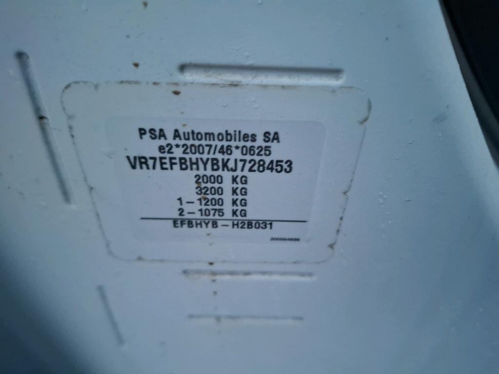 Citroen BERLINGO VAN M 650 BLUEHDI 100 S&S CLUB 2019