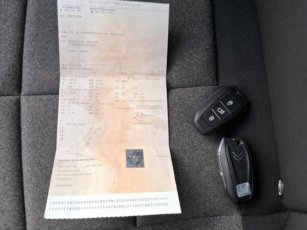 Citroen C5 Aircross Hybride Rechargeable 225 S&S e-EAT8 Feel 2021
