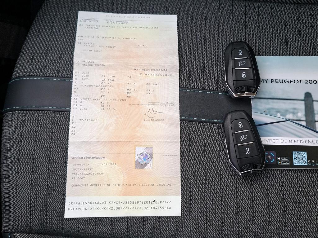 Peugeot 2008 Electrique 136 ch Allure 2022