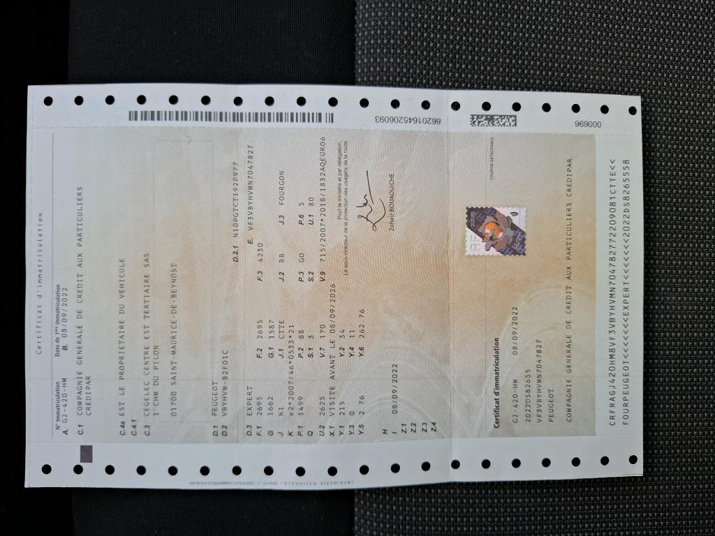 Peugeot EXPERT FGN TOLE STANDARD 1.5 BLUEHDI 120 S&S BVM6 ASPHALT 2022