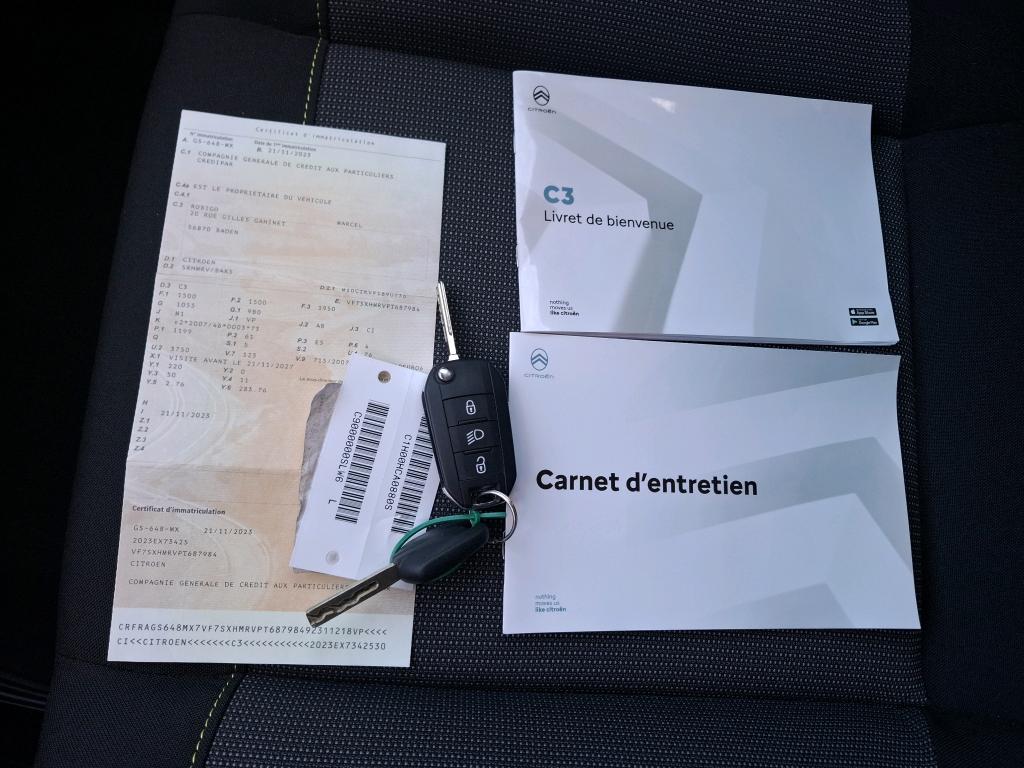 Citroen C3 PureTech 83 ch BVM5 You 2023