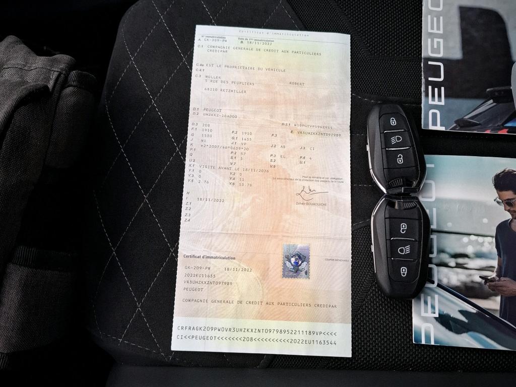 Peugeot 208 Electrique 50 kWh 136ch GT Pack 2022