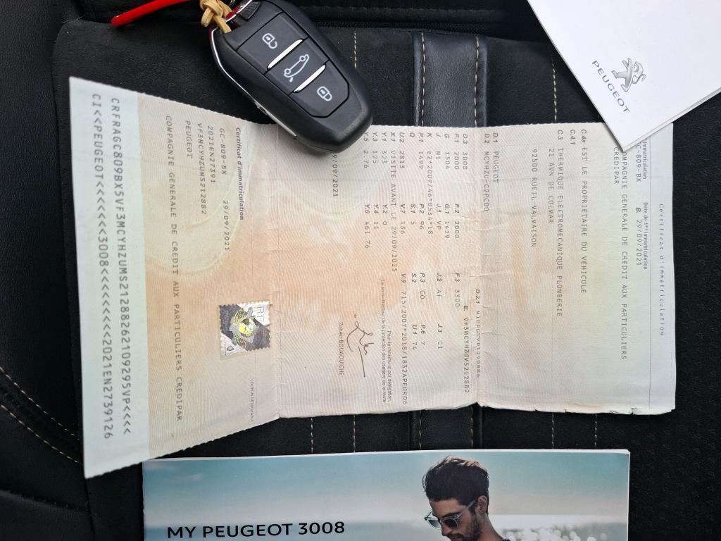 Peugeot 3008 BlueHDi 130ch S&S EAT8 GT Pack 2021