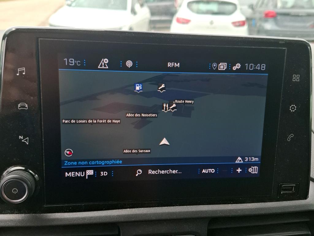 Peugeot PARTNER FOURGON STANDARD 650 KG BLUEHDI 130 S&S EAT8 ASPHALT 2021