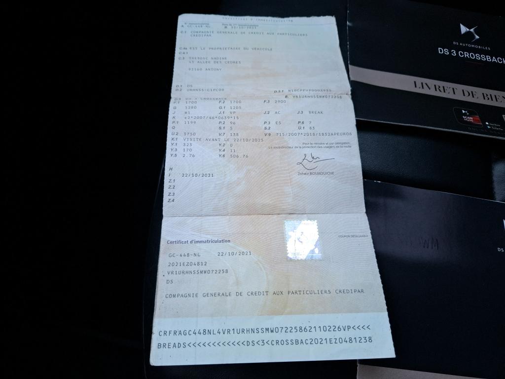 DS DS3 Crossback PureTech 130 EAT8 Grand Chic 2021