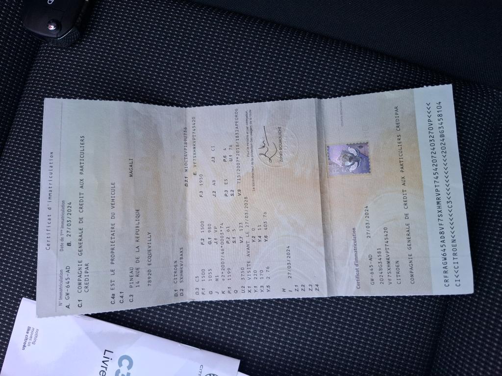 Citroen C3 PureTech 83 ch BVM5 You 2024