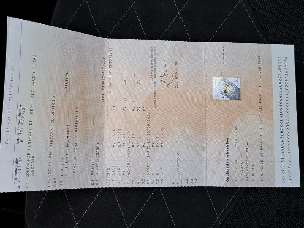 Peugeot 208 Electrique 50 kWh 136ch GT Pack 2022