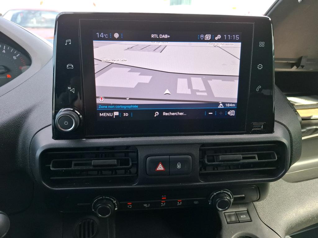 Peugeot PARTNER FOURGON STANDARD 1000 KG BLUEHDI 130 S&S EAT8 ASPHALT 2021