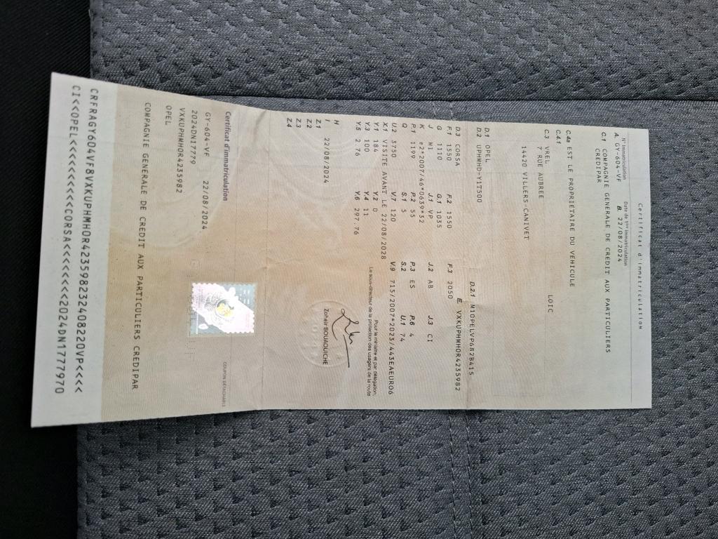 Opel Corsa 1.2 75 ch BVM5  2024