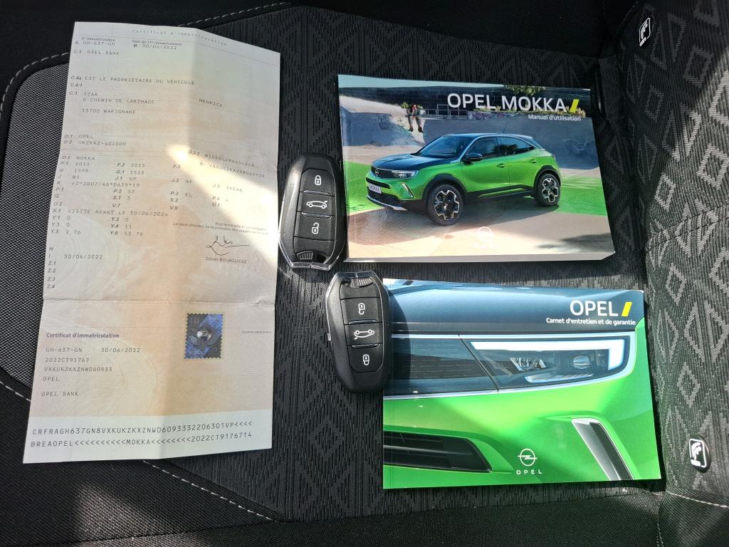 Opel Mokka Electrique 136 ch & Batterie 50 kWh Edition 2022