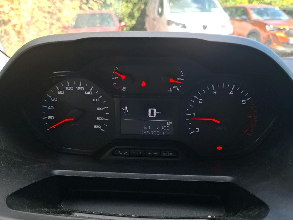 Peugeot PARTNER FOURGON STANDARD 650 KG BLUEHDI 130 S&S BVM6 PREMIUM 2019