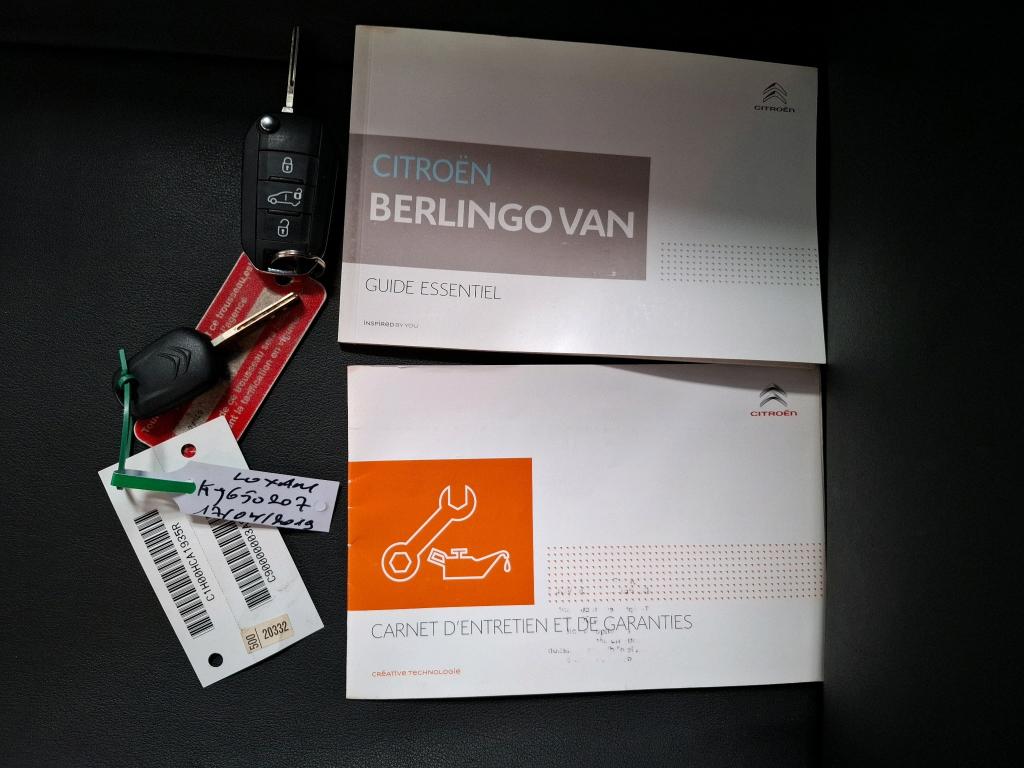 Citroen BERLINGO VAN M 650 BLUEHDI 75 BVM5 CLUB 2019