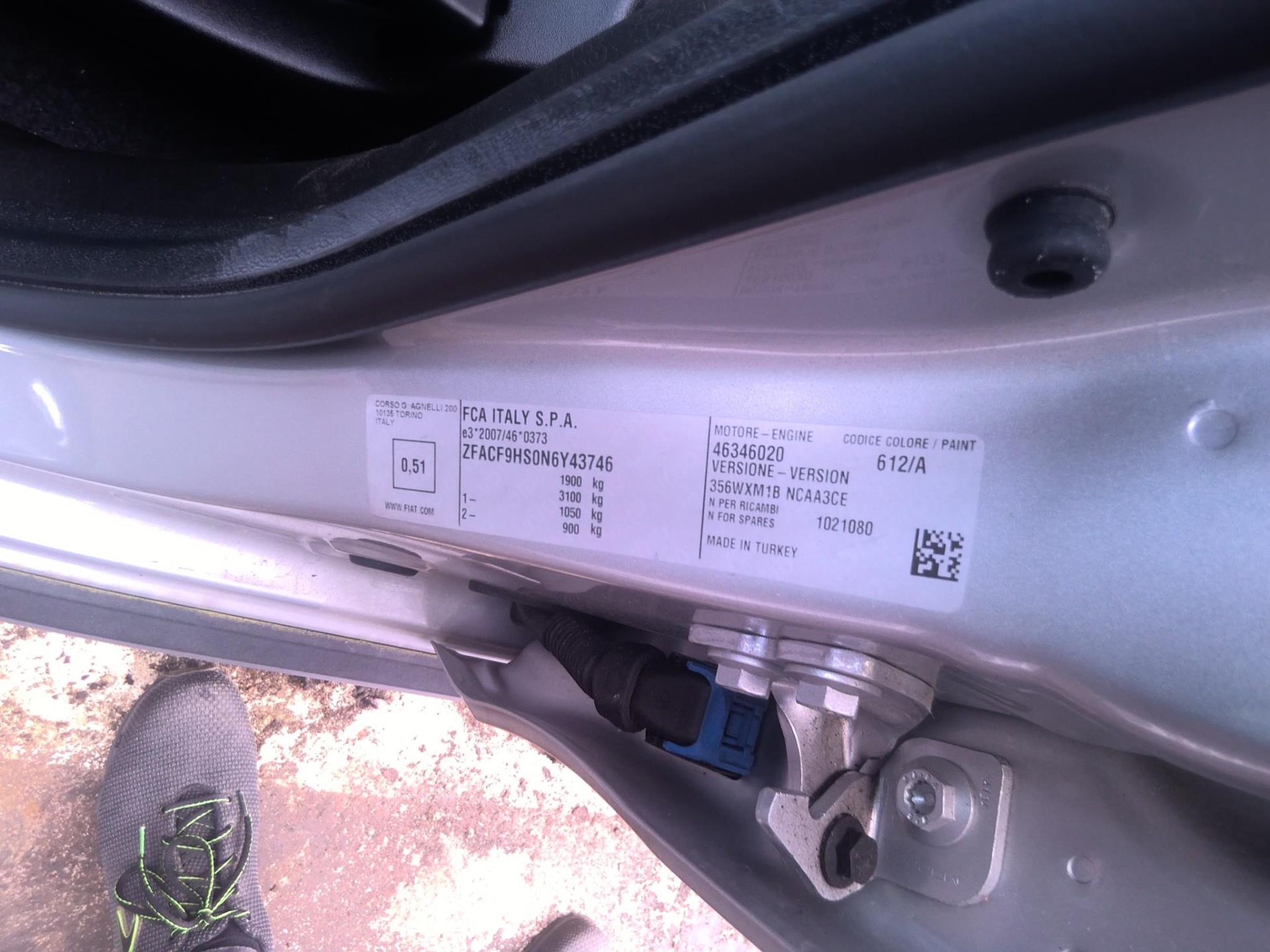 FIAT Tipo Cross SW 1.6 Multijet 130 ch S&S Plus 2022