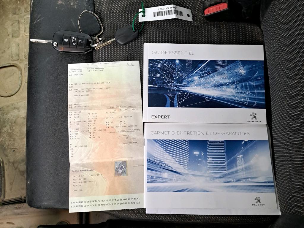 Peugeot EXPERT FGN TOLE STANDARD BLUEHDI 120 S&S BVM6 PREMIUM PACK 2018