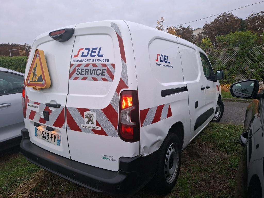 Peugeot PARTNER FOURGON LONG 950 KG BLUEHDI 100 S&S BVM5 ASPHALT 2021