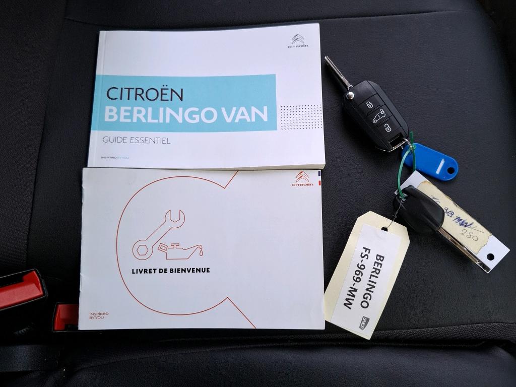 Citroen BERLINGO VAN M 650 BLUEHDI 100 S&S BVM5 CLUB 2020