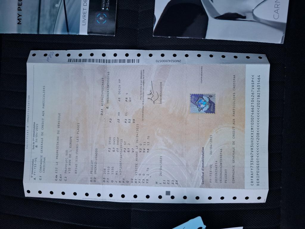 Peugeot 208 ELECTRIQUE 50 KWH 136 ACTIVE BUSINESS R 2021