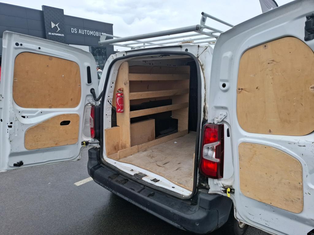 Peugeot PARTNER FOURGON STANDARD 650 KG BLUEHDI 100 BVM5 ASPHALT 2019