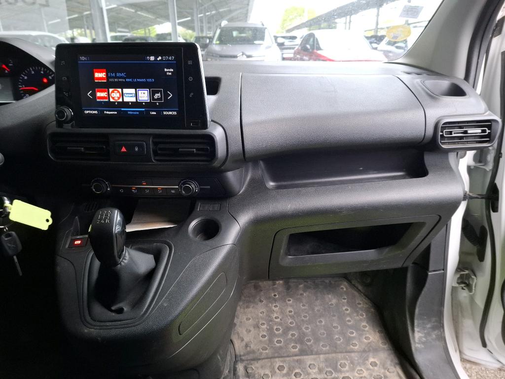 Peugeot PARTNER FOURGON STANDARD 650 KG BLUEHDI 75 BVM5 PREMIUM 2021