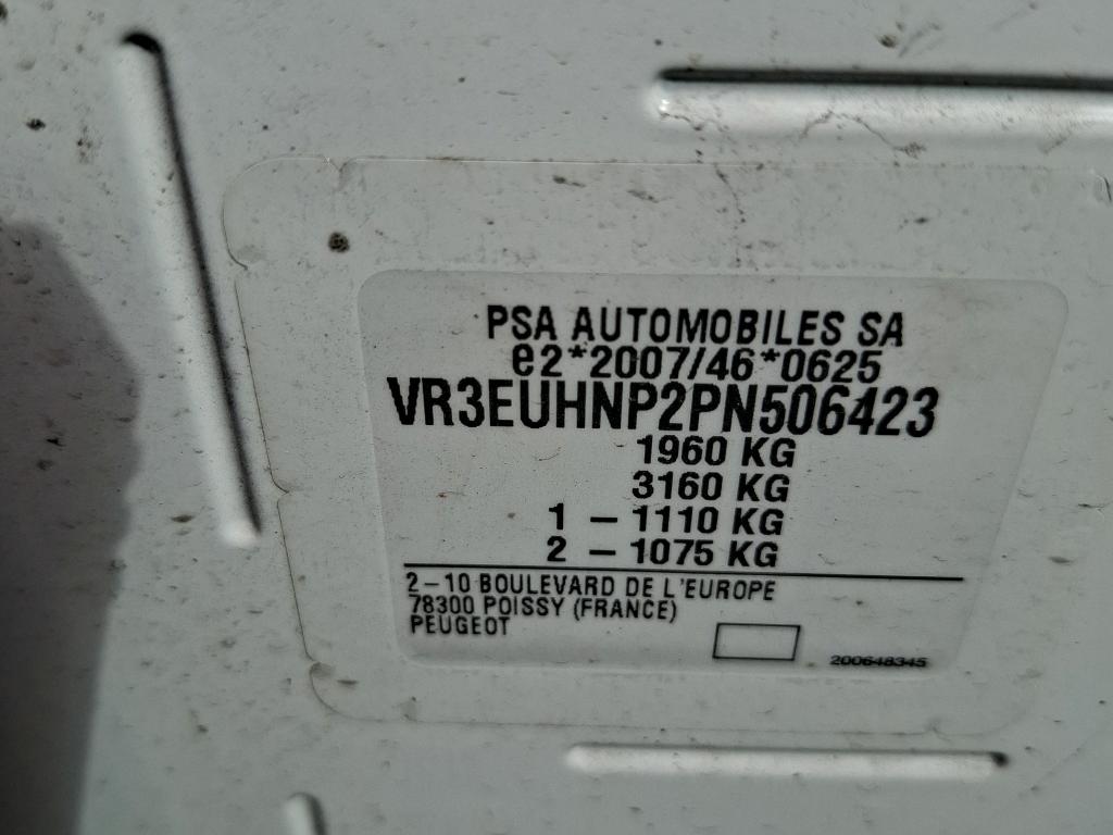 Peugeot PARTNER FOURGON M 650 KG PURETECH 110 S&S BVM6  2023