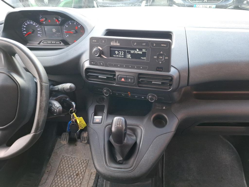 Peugeot PARTNER FOURGON STANDARD 650 KG BLUEHDI 100 S&S BVM5 PREMIUM 2021