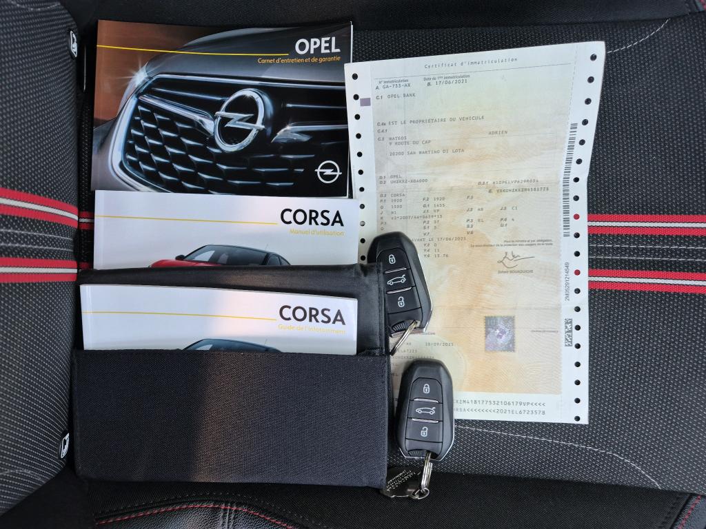 Opel Corsa Electrique 136 ch & Batterie 50 kw/h Elegance 2021