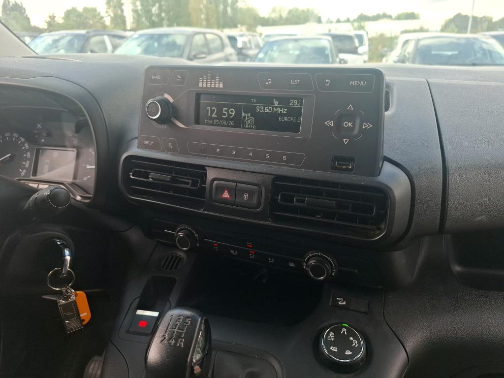 Citroen BERLINGO VAN M 650 BLUEHDI 100 S&S BVM5 CLUB 2019