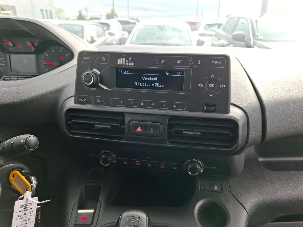 Peugeot PARTNER FOURGON LONG 950 KG BLUEHDI 100 S&S BVM5 PREMIUM 2020