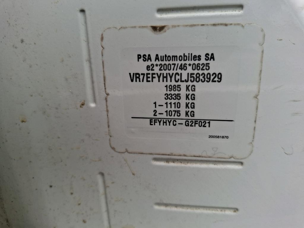 Citroen BERLINGO VAN M 650 BLUEHDI 100 S&S BVM5 CLUB 2020