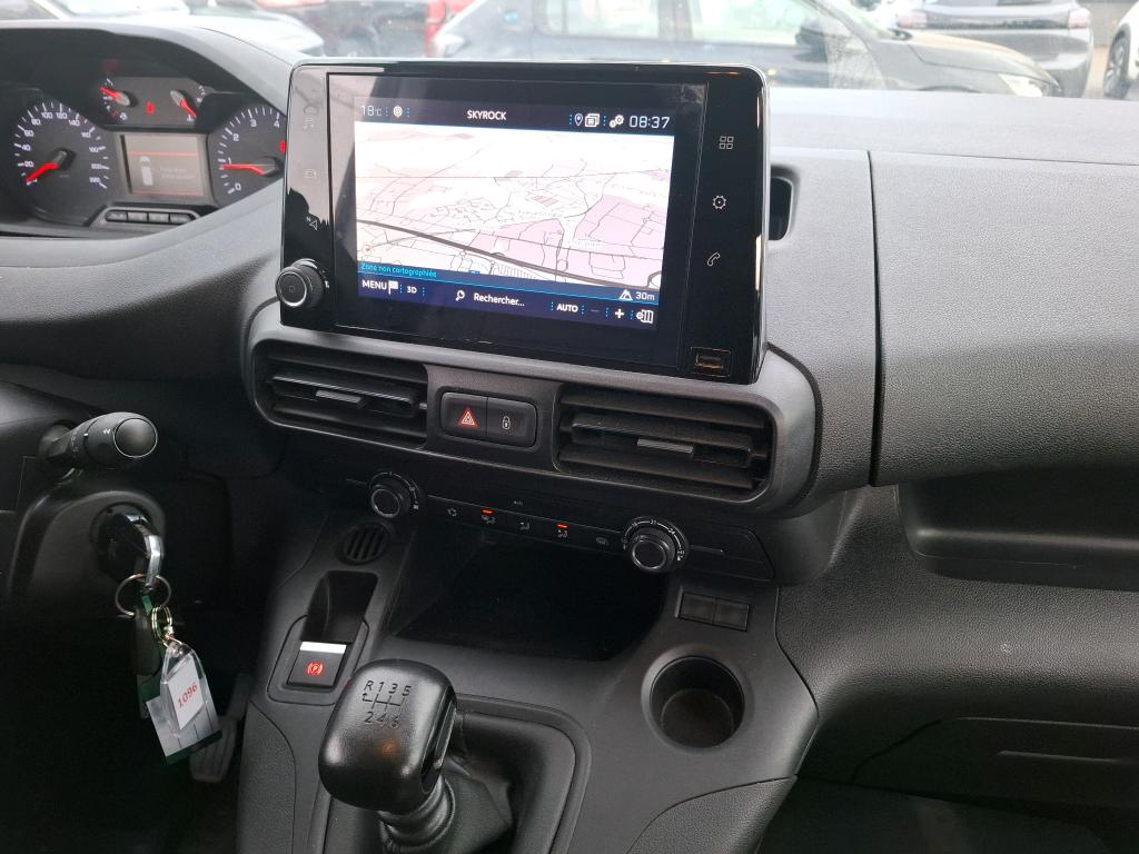 Peugeot PARTNER FOURGON STANDARD 650 KG BLUEHDI 100 S&S BVM6 ASPHALT 2022