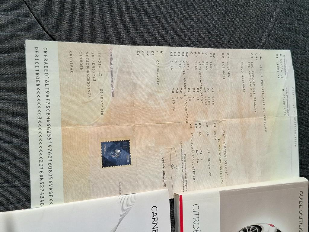 Citroen C3 SOCIETE BLUEHDI 75 S&S 79G CONFORT 2016