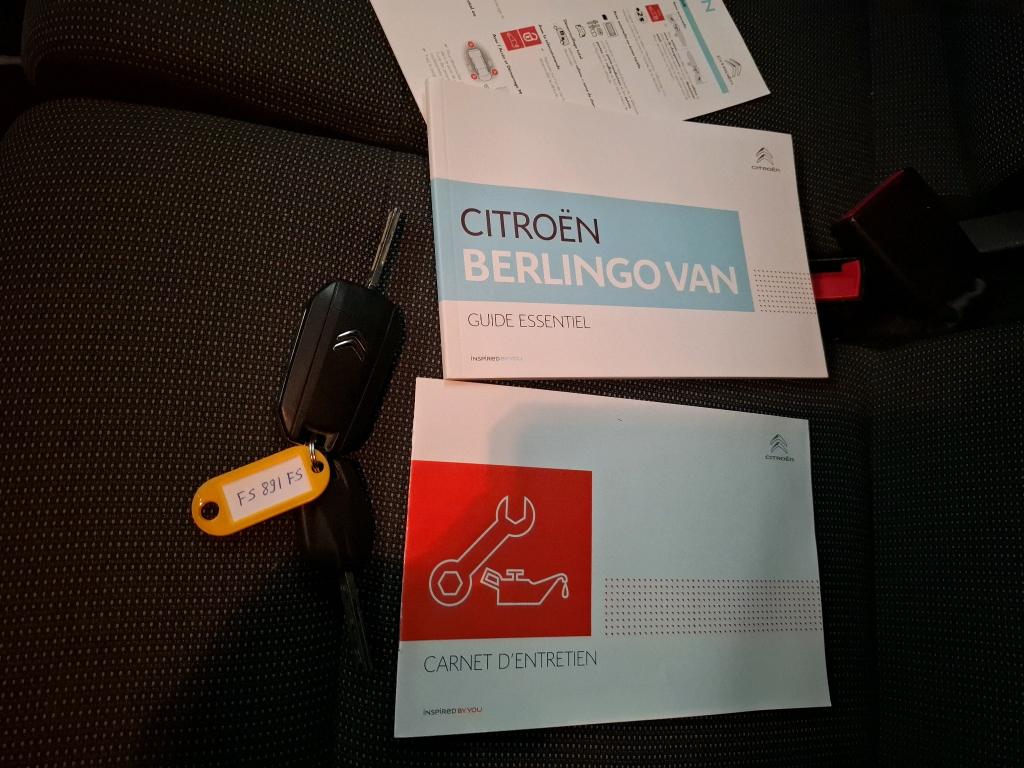 Citroen BERLINGO VAN M 650 BLUEHDI 100 S&S BVM5 CLUB 2020