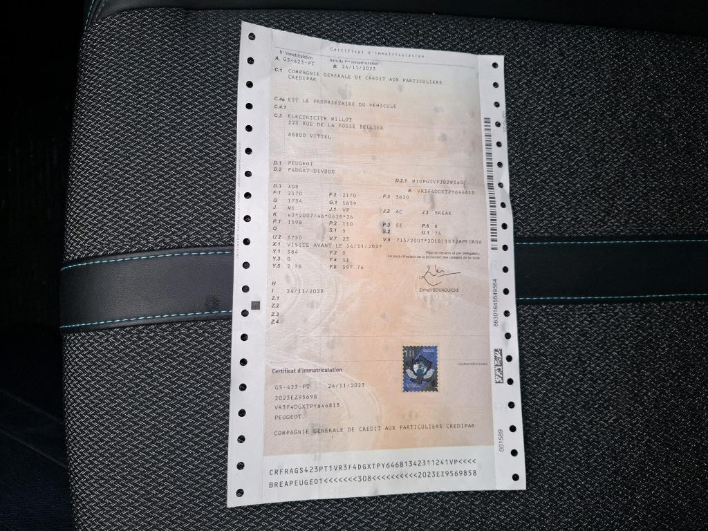 Peugeot 308 SW PHEV 180 e-EAT8 Allure Pack 2023