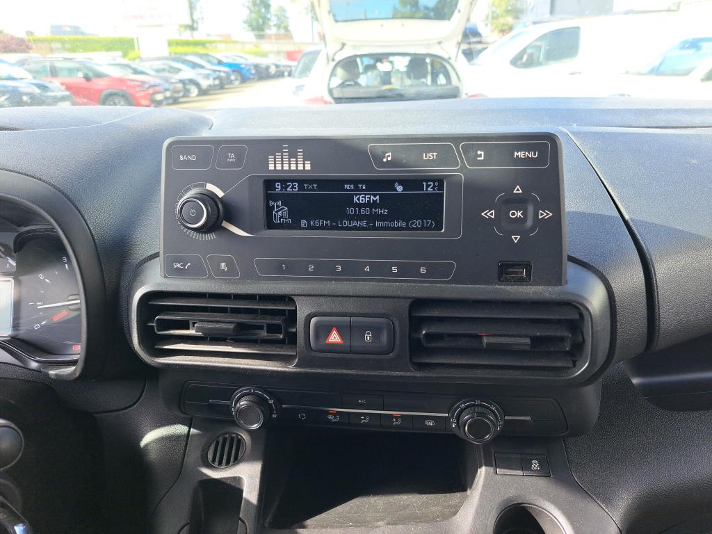 Citroen BERLINGO VAN M 650 BLUEHDI 100 S&S CLUB 2019
