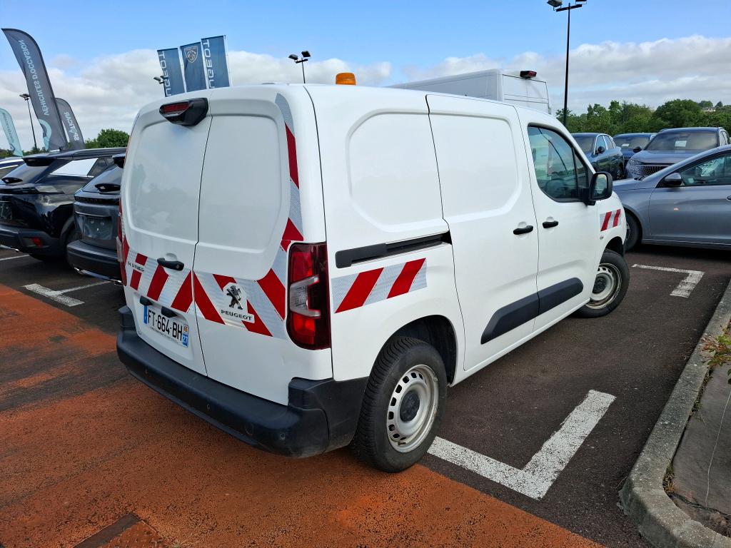 Peugeot PARTNER FOURGON STANDARD 650 KG BLUEHDI 100 S&S BVM5 ASPHALT 2020