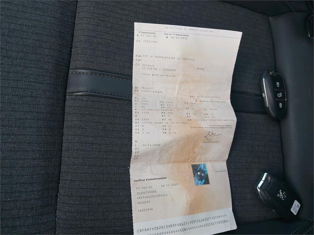 Peugeot 508 SW Hybrid 225 e-EAT8 Allure 2020