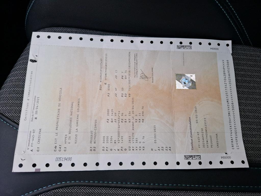 Peugeot 3008 BlueHDi 130ch S&S EAT8 Allure Pack 2021