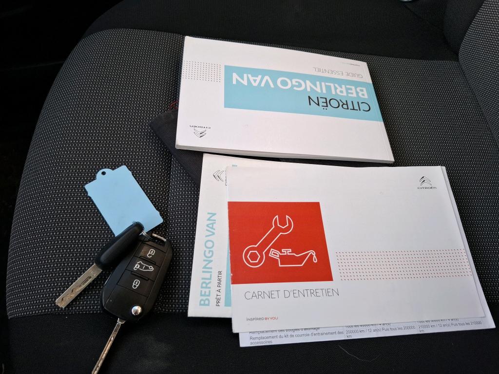 Citroen BERLINGO VAN M 650 BLUEHDI 100 S&S BVM5 CLUB 2020