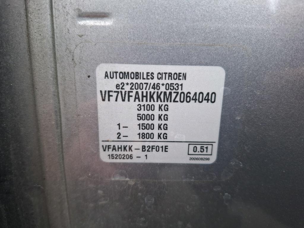 Citroen JUMPY FGN XL BLUEHDI 120 S&S BVM6 DRIVER 340 NM 2021