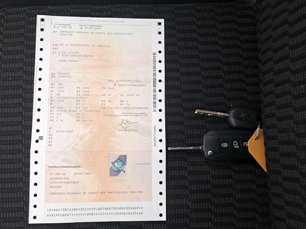 Peugeot 208 BLUEHDI 100 S&S BVM5 ACTIVE BUSINESS R' 2020