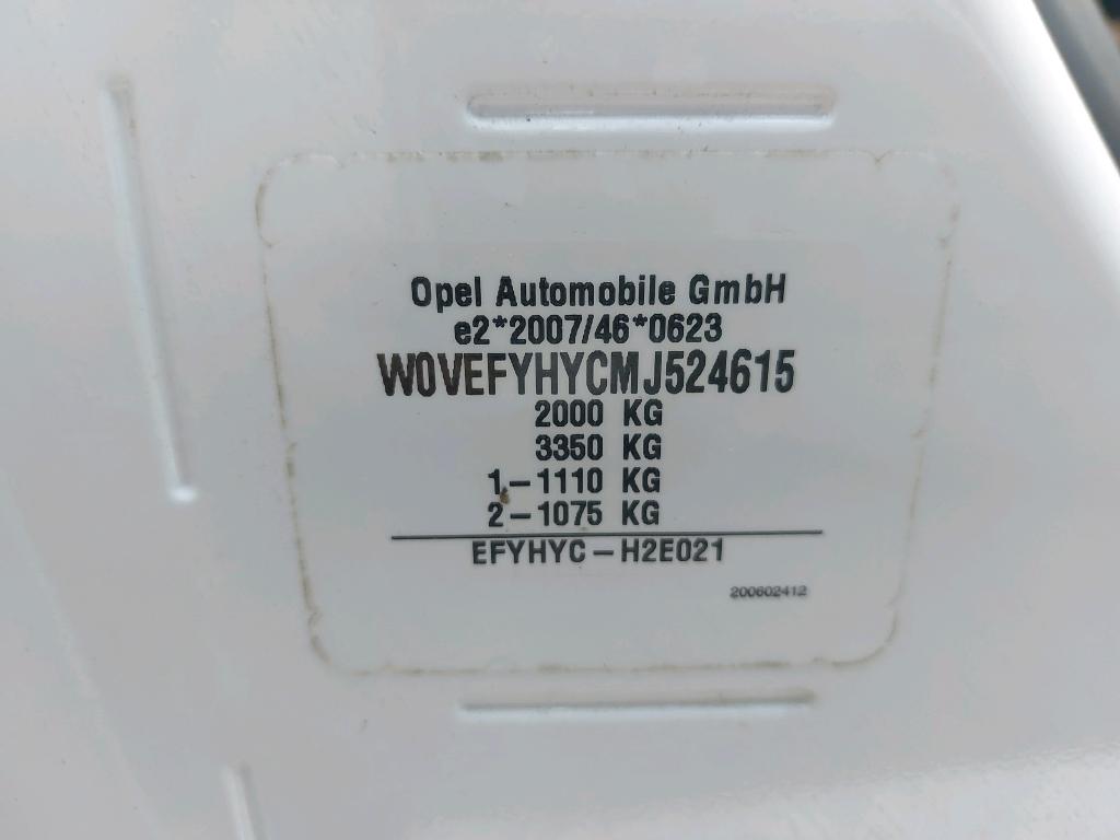 Opel COMBO CARGO 1.5 100 CH S/S L1H1 BVM5 STANDARD PACK CLIM 2021