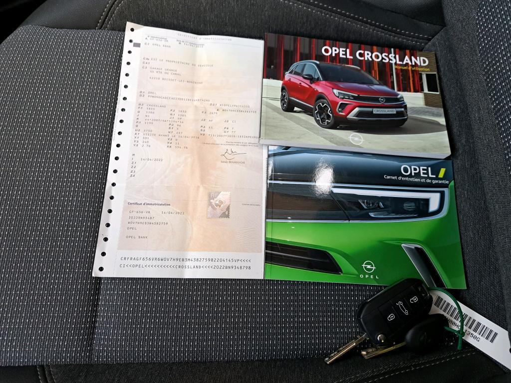 Opel Crossland 1.2 Turbo 130 ch BVA6 Elegance 2022