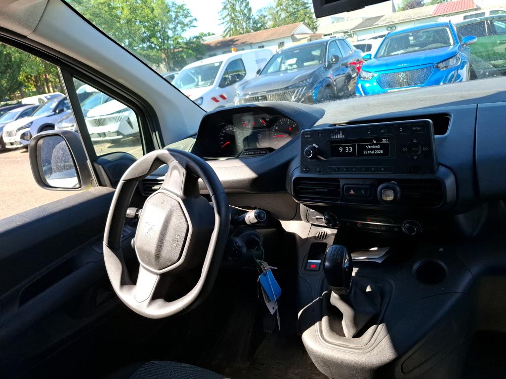 Peugeot PARTNER FOURGON STANDARD 650 KG BLUEHDI 100 S&S BVM5 PREMIUM 2020