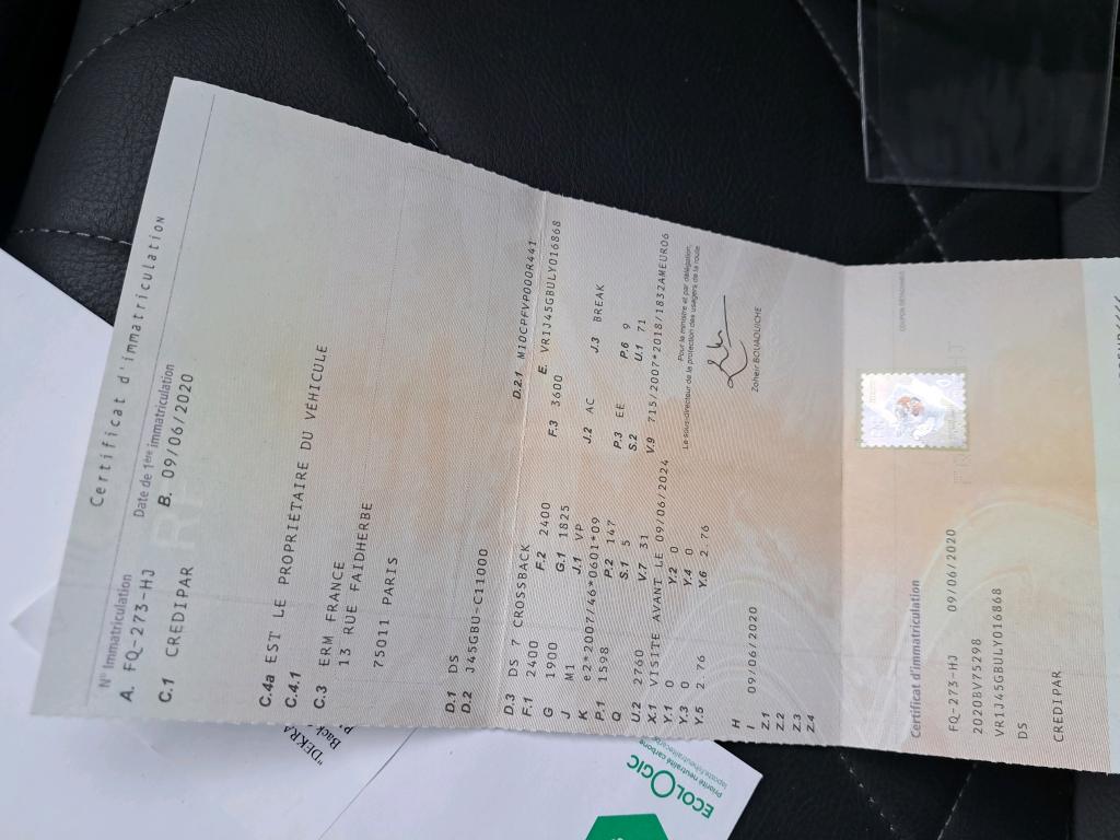 DS DS7 Crossback Hybride E-Tense 300 EAT8 4x4 Grand Chic 2020