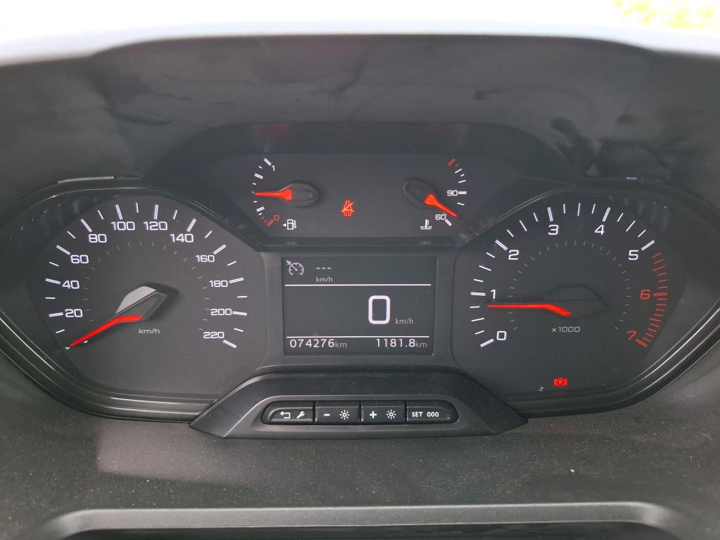 Peugeot PARTNER FOURGON STANDARD 650 KG BLUEHDI 100 S&S BVM6 ASPHALT 2022