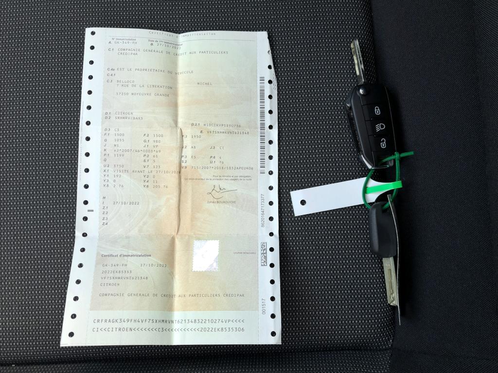 Citroen C3 PureTech 83 ch BVM5 You 2022