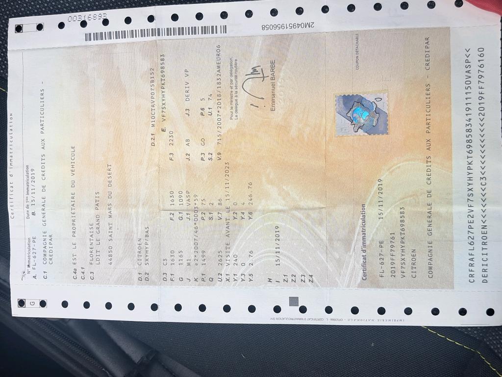 Citroen C3 SOCIETE BLUEHDI 100 S&S BVM FEEL BUSINESS R 2019