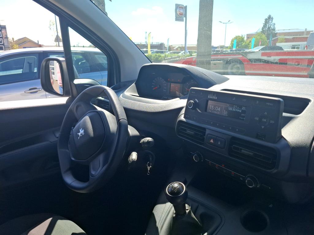 Peugeot PARTNER FOURGON STANDARD 650 KG BLUEHDI 100 S&S BVM5 PRO 2021